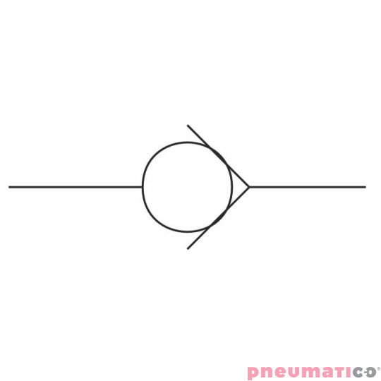 Zawór zwrotny - kompaktowy FPM G 1/8" PNEUMAX 6.07.18VR Zawór zwrotny - kompaktowy FPM G 1/8" PNEUMAX 6.07.18VR