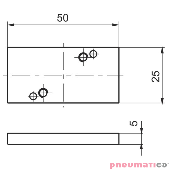 Płytka zamykająca (zaślepka) PNEUMAX Płytka zamykająca (zaślepka) PNEUMAX