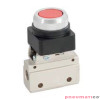 Zawór ręczny z przyciskiem TEKMA 3/2 NC G-321-PP-RED G1/8" Zawór ręczny z przyciskiem TEKMA 3/2 NC G-321-PP-RED G1/8"
