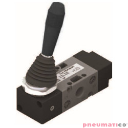 Zawór ręczny - dźwignia boczna dwupozycyjna 3/2 PNEUMAX