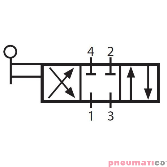 Zawór ręczny dźwigniowy TG-34-S-06 4/3 centralnie odcięty Zawór ręczny dźwigniowy TG-34-S-06 4/3 centralnie odcięty