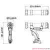 Wyciskacz do mas  COX Airflow3 na saszetki 400ml Wyciskacz do mas  COX Airflow3 na saszetki 400ml