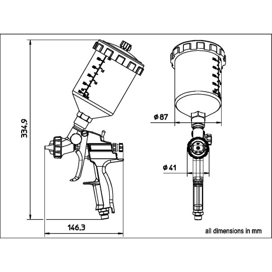 Pistolet lakierniczy EcoGun AS MAN 2GF 910 DÜRR N36200003V Pistolet lakierniczy EcoGun AS MAN 2GF 910 DÜRR N36200003V