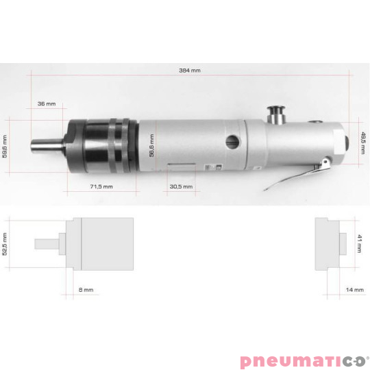 Gwintownica pneumatyczna VGL SA-8228 M4-M24