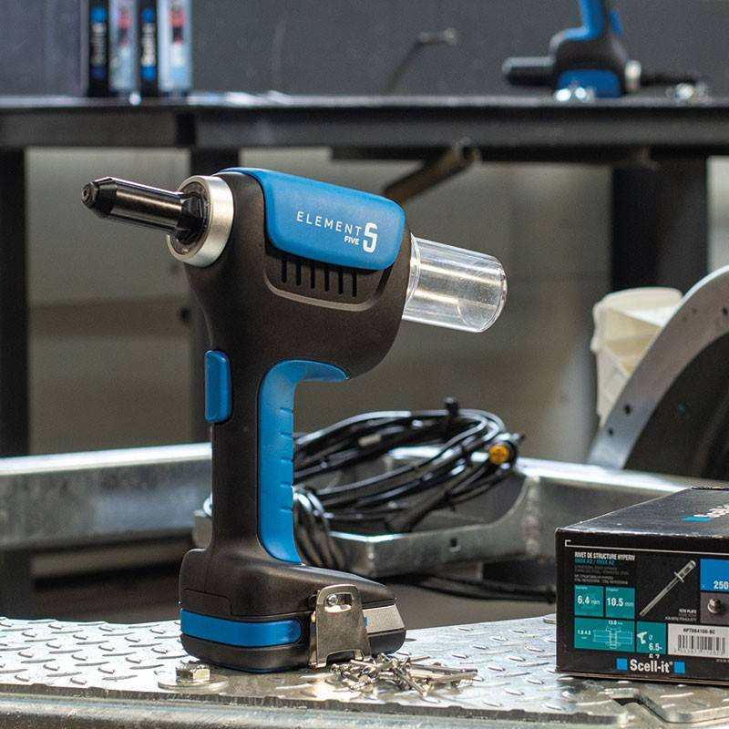 Nitownica akumulatorowa do nitów zrywalnych Scell-it  E-5 Nitownica akumulatorowa do nitów zrywalnych Scell-it  E-5