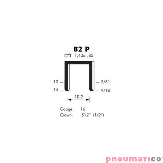 Zszywka OMER 82P/10 1op.-5040szt.