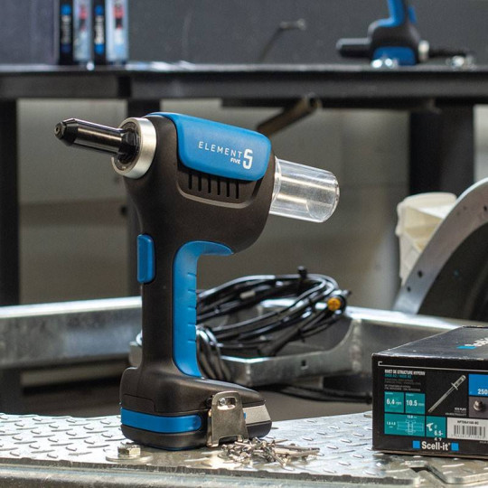 Nitownica akumulatorowa do nitów zrywalnych Scell-it  E-5