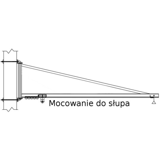 Żuraw do narzędzi Pneumatico JG-2002 2m Żuraw do narzędzi Pneumatico JG-2002 2m