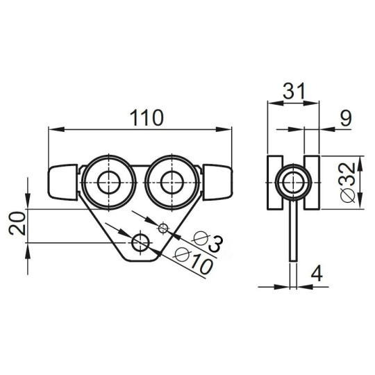 Żuraw do narzędzi Pneumatico JG-2002 2m Żuraw do narzędzi Pneumatico JG-2002 2m