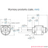 Silnik pneumatyczny GAST smarowany, TYP 1AM-NRV-39A Silnik pneumatyczny GAST smarowany, TYP 1AM-NRV-39A