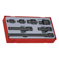 11-elementowy zestaw adapterów maszynowych z chwytem kwadratowym 12 TT9207A - Teng Tools - 160680104