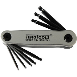 Klucze TX w zestawie 1476NTX1 - Teng Tools - 162650105