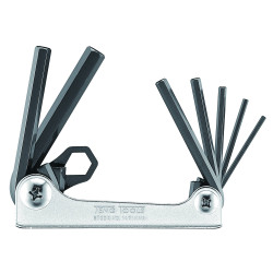 Klucze trzpieniowe sześciokątne (imbusowe) w zestawie 2,5-10 mm - Teng Tools