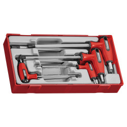 7 sztuk kluczy trzpieniowych sześciokątnych (imbusowych) w zestawie Teng Tools TTHEX7S  - 245800107