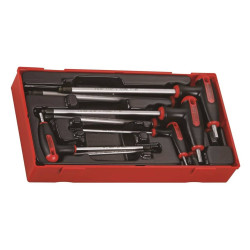 7-elementowy zestaw kluczy trzpieniowych sześciokątnych calowych Teng Tools TTHEX7AF - 68930205