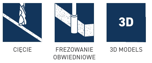 Zastosowanie do frezów spiralnych