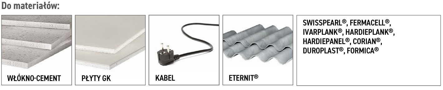 Materiały do pił CMT