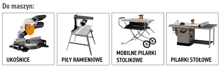 Maszyny kompatybilne z piłami CMT