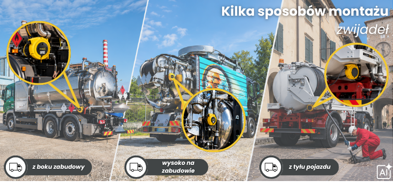 Sposoby montażu zwijadeł w pojazdach specjalistycznych