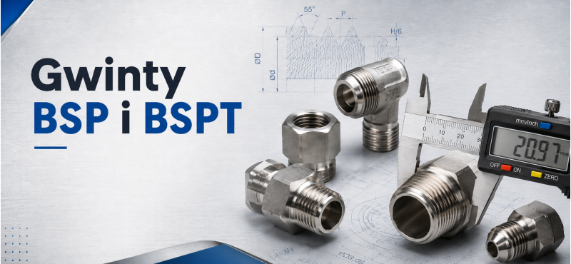 Tabela gwintów BSP/BSPT – wymiary i średnice gwintów calowych Tabela gwintów BSP/BSPT – wymiary i średnice gwintów calowych