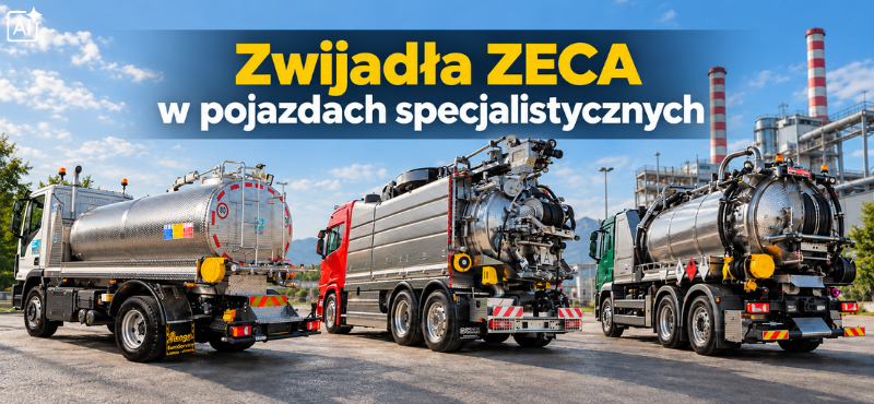 Zwijadła ZECA w pojazdach specjalistycznych – mały element, duża różnica w pracy Zwijadła ZECA w pojazdach specjalistycznych – mały element, duża różnica w pracy