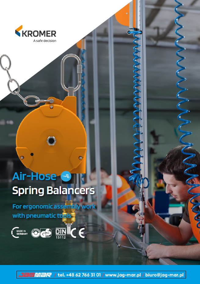 Balansery sprężynowe KROMER do narzędzi pneumatycznych (ENG)