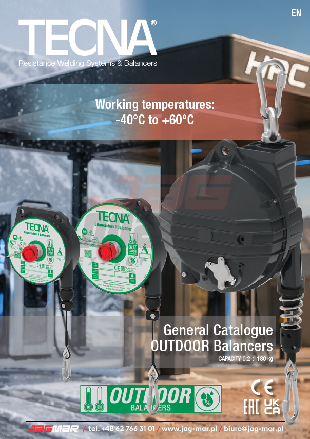 Katalog Balansery sprężynowe Tecna do użytku na zewnątrz (ENG)