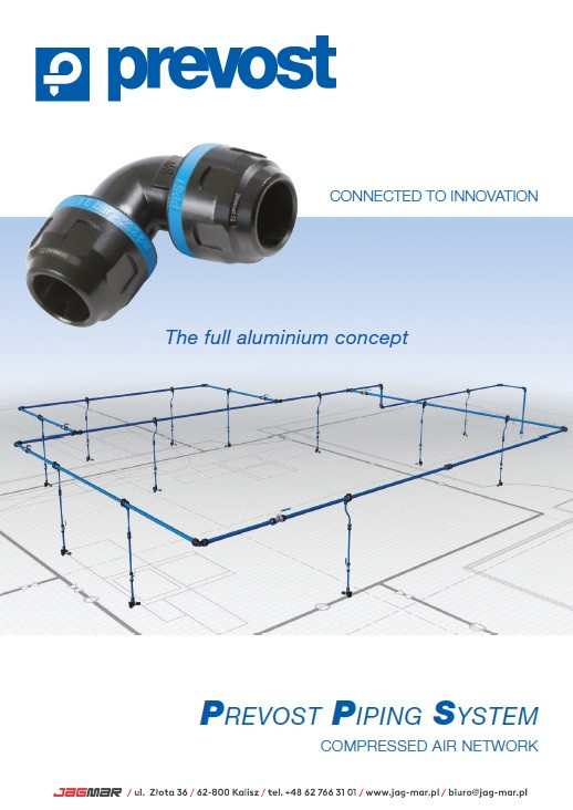 KATALOG Prevost &ndash; innowacyjny system rur i złączek z aluminium (ENG)